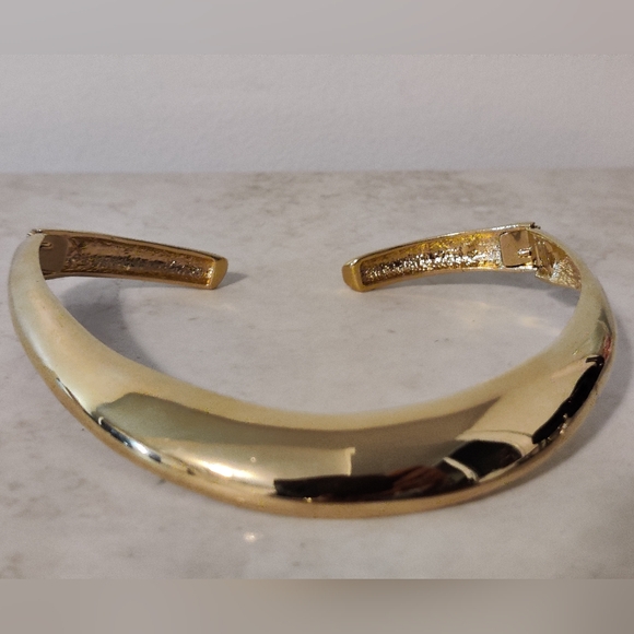 Vintage Oscar De La Renta Hinged Chocker Necklace - Picture 13 of 15